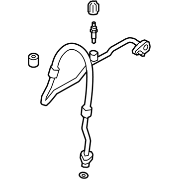 Volkswagen A/C Hose - 5Q0-816-743-H
