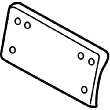 Volkswagen e-Golf License Plate - 5GE-807-287-A-9B9