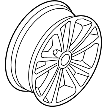 Volkswagen CC Alloy Wheels - 3C8-601-025-AG-88Z