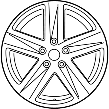 Volkswagen CC Alloy Wheels - 3C8-601-025-Q-8Z8