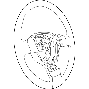 Volkswagen Beetle Steering Wheel - 5C0-419-091-DF-GRU
