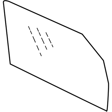 Volkswagen 7L0-845-205-D Door Glass