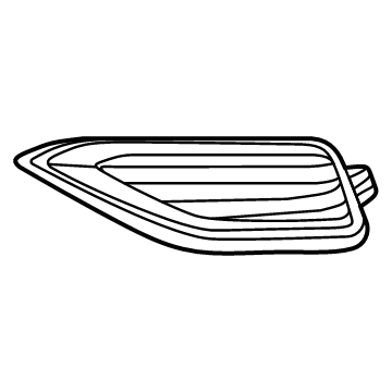 Volkswagen 17A-853-665-N-9B9 Outer Grille