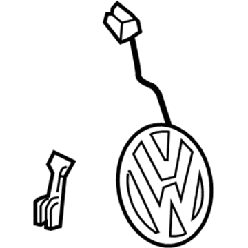 Volkswagen Phaeton Door Lock Cylinder - 3D5-827-469-S