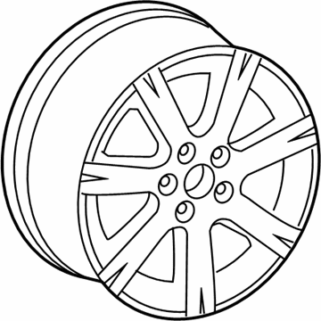 Volkswagen Rabbit Alloy Wheels - 1T4-071-496-A-666