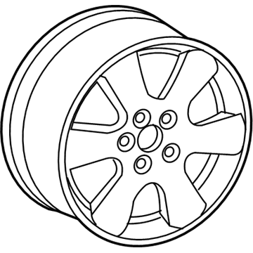 Volkswagen Rabbit Alloy Wheels - 1T0-071-492-666