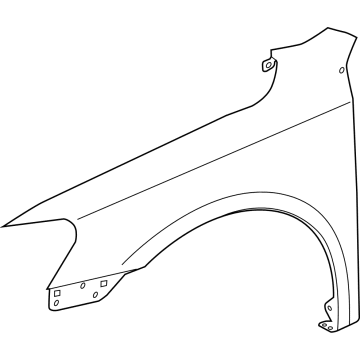 Volkswagen Passat Fender - 561-821-021-B