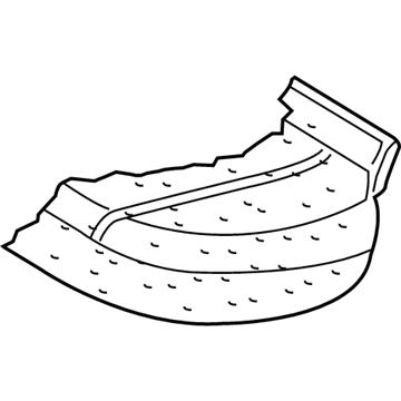 Volkswagen Jetta Seat Cushion Pad - 1K9-885-375-A