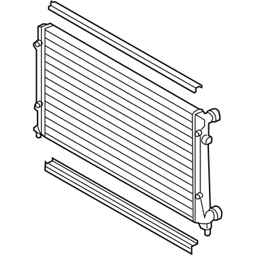Volkswagen Jetta Radiator - 1K0-121-251-AB
