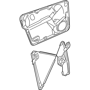 Volkswagen Passat Window Regulator - 3B1-837-462