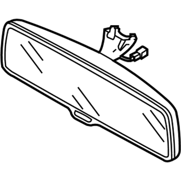 Volkswagen 1K0-857-511-E-9B9 Mirror Inside