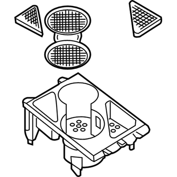 Volkswagen CC Cup Holder - 3C0-862-531-D-R48