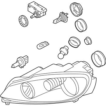 Volkswagen Jetta Headlight - 5K0-941-005-D