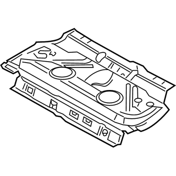 Volkswagen Jetta Floor Pan - 1J9-813-111-F