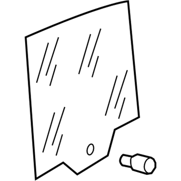 Volkswagen 5N0-845-025 Moveable Glass