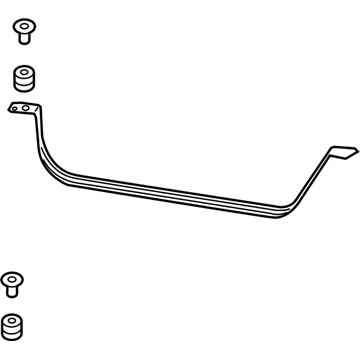 Volkswagen Arteon Fuel Tank Strap - 3Q0-201-654