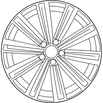 2021 Volkswagen Passat Alloy Wheels - 561-601-025-AB-FZZ