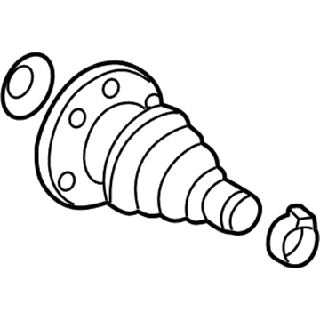 Volkswagen Jetta CV Joint Boot - 1J0-498-201-G