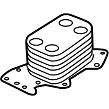Volkswagen Engine Oil Cooler - 059-117-021-K