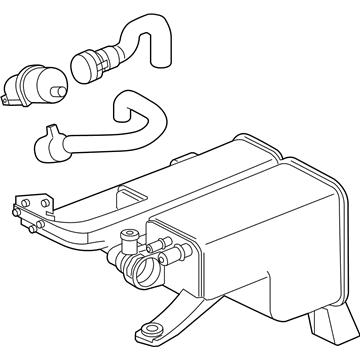 Volkswagen Touareg Vapor Canister - 7P0-201-801-G
