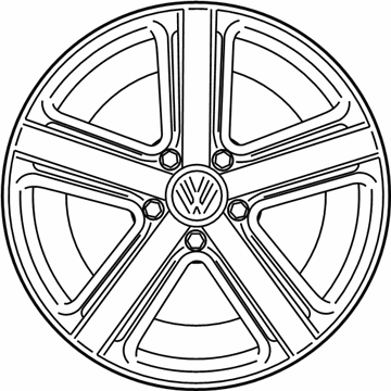 Volkswagen Touareg Alloy Wheels - 7P6-601-025-G-3AJ