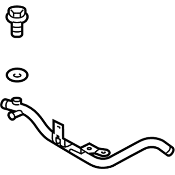 2010 Volkswagen Touareg Coolant Pipe - 059-121-507-AD