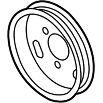 Volkswagen Beetle Power Steering Pump Pulley - 07K-145-255