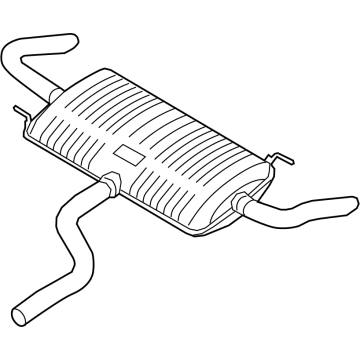 Volkswagen Atlas Cross Sport Muffler - 3CM-253-609