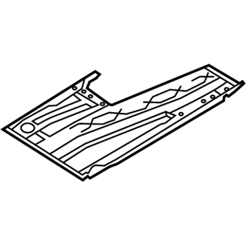Volkswagen Touareg Floor Pan - 7L0-802-015-F