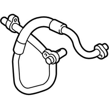Volkswagen 5QE-820-033-A Refrigerant Hose