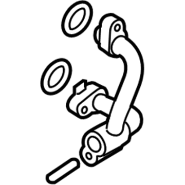 Volkswagen 5QE-816-885 Refrigerant Hose