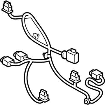 Volkswagen 4H0-973-704 Wire Harness