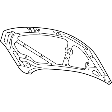 Volkswagen Hood - 5C6-823-031-E