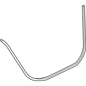 Volkswagen CC Weather Strip - 3C8-839-701-B-5AP
