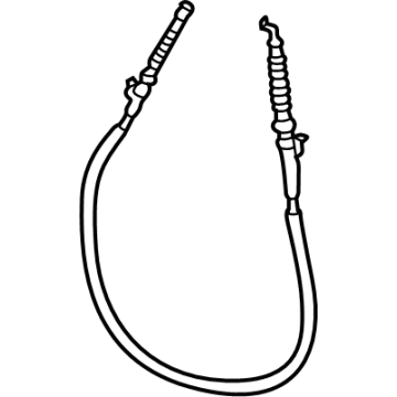 Volkswagen GTI Door Latch Cable - 5H0-837-017-B