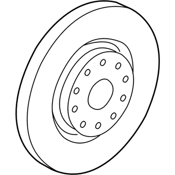 Volkswagen CC Brake Disc - 3C0-615-301-D