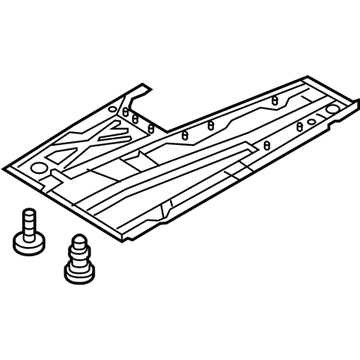 Volkswagen Touareg Floor Pan - 7P0-803-061