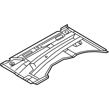 Volkswagen Touareg Floor Pan - 7P0-803-062