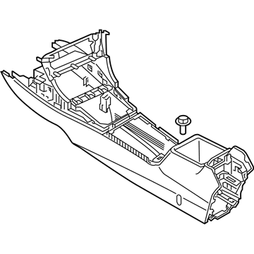 Volkswagen Golf R Center Console - 5G1-863-241-BL-82V