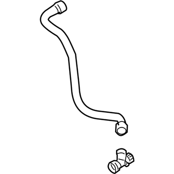 Volkswagen Jetta Oil Cooler Hose - 1J0-122-051-AN