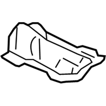 Volkswagen Beetle Exhaust Heat Shield - 1J0-803-313-E