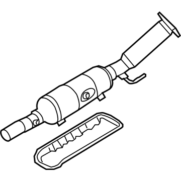 Volkswagen Catalytic Converter - 1J0-254-506-R