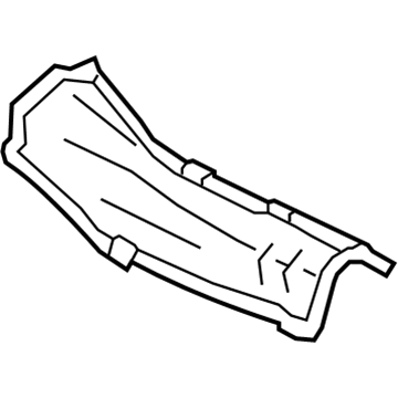Volkswagen Beetle Exhaust Heat Shield - 1J0-803-311-J