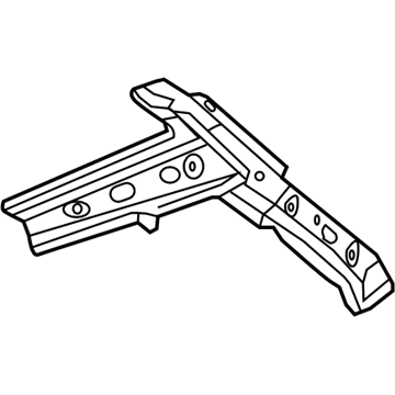 Volkswagen 5G3-809-124 Pillar Reinforcement