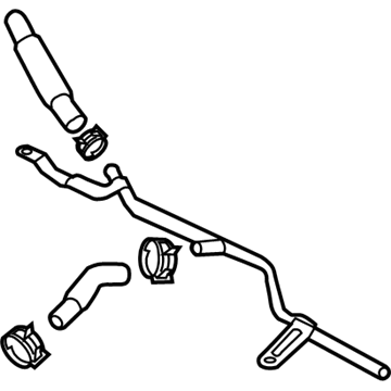 2015 Volkswagen Beetle Coolant Pipe - 5K0-121-064-J