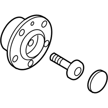 Volkswagen Jetta Wheel Hub - 5WF-501-611