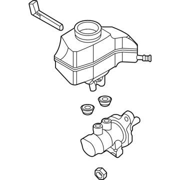 Volkswagen Arteon Brake Master Cylinder - 3Q1-614-019-E