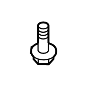 Volkswagen 895-877-721-A Hinge Cover Screw