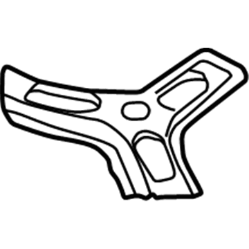 Volkswagen 8E0-802-715-B Rear Floor Pan Reinforcement