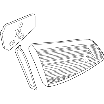 Volkswagen GTI Back Up Light - 5GM-945-093-J
